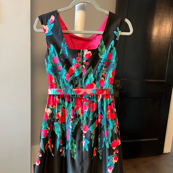 Eliza J Floral Belted Dress - Picture 3 of 5